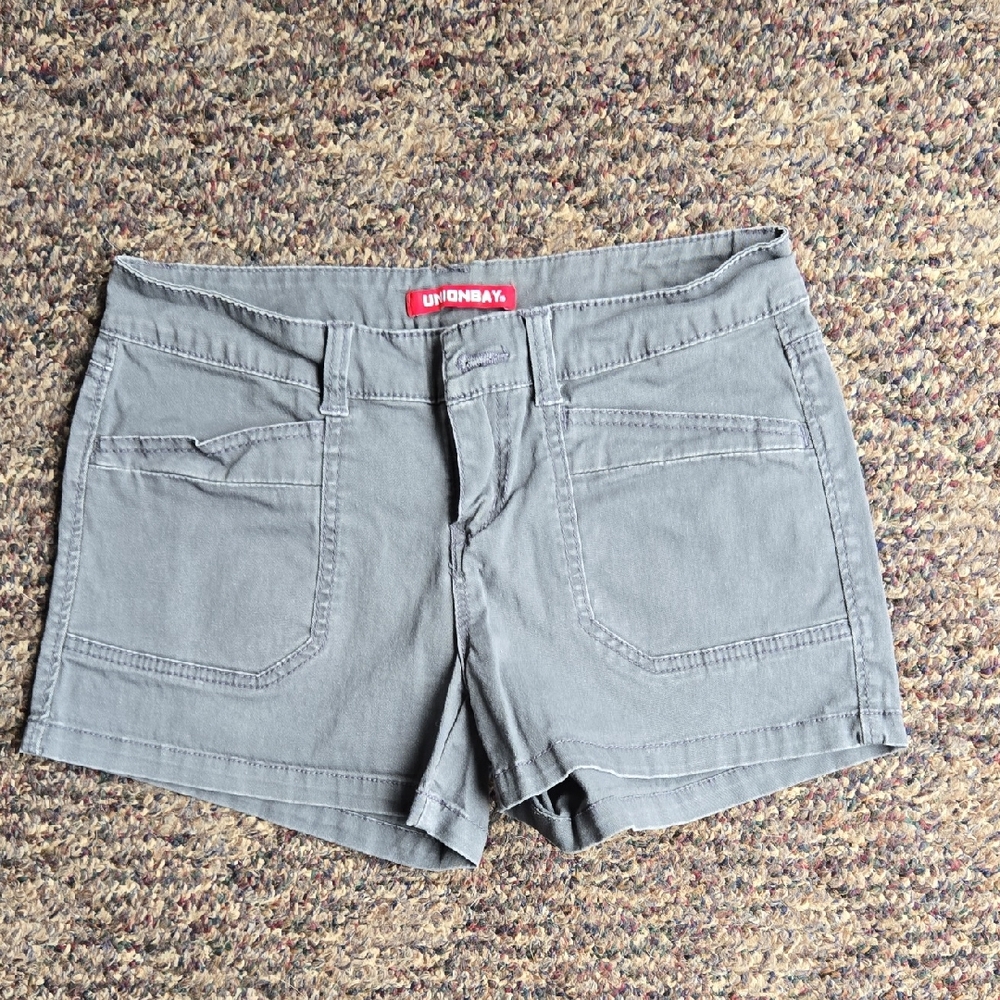 UNIONBAY Women's Charcoal Grey Shorts